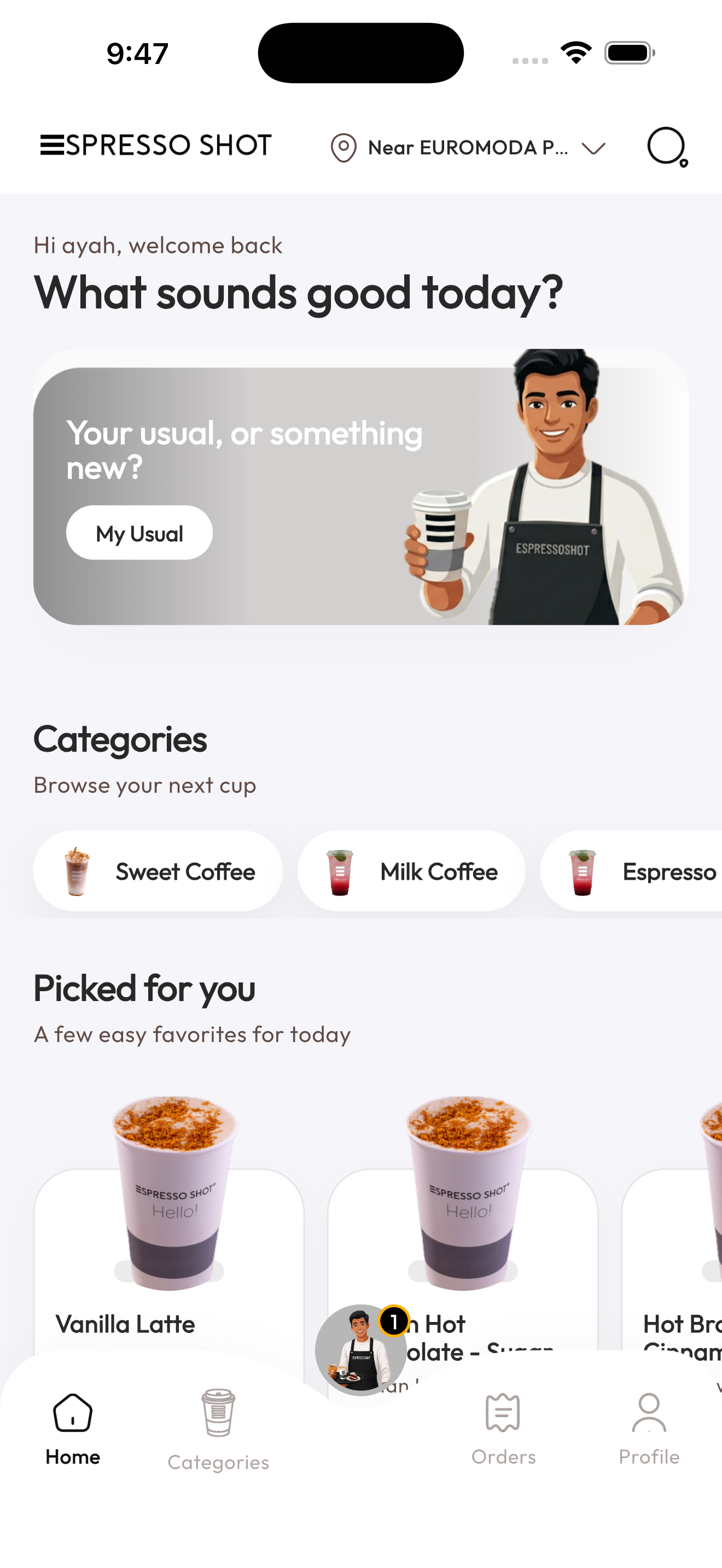 Pick, share, pick up.